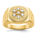 14kt Yellow Gold Diamond Ring Mounting Size 11 V56619