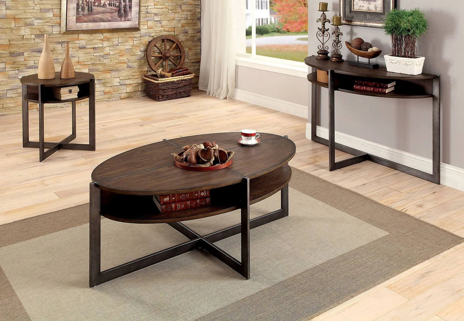 Dark Oak Sofa Table J298605