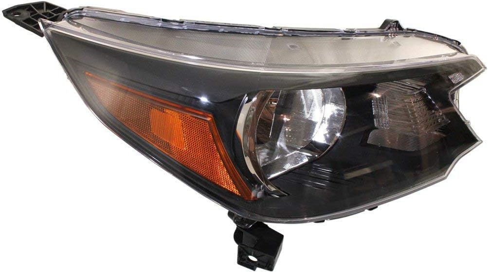 Headlight Assembly Set of 2 Clear Lens P6129