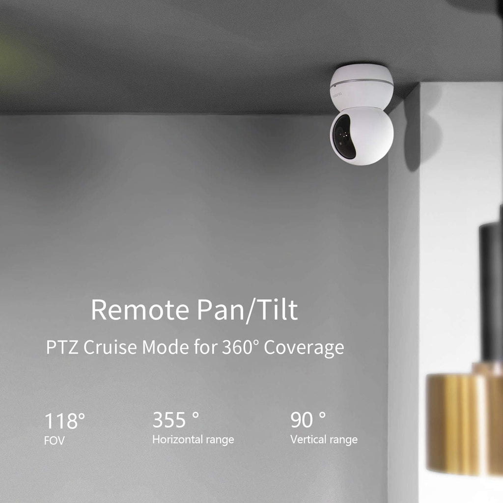 1080p Dome Security Camera PTZ Surveillance System with Night Vision Two-Way Audio Pack of 2 U138173