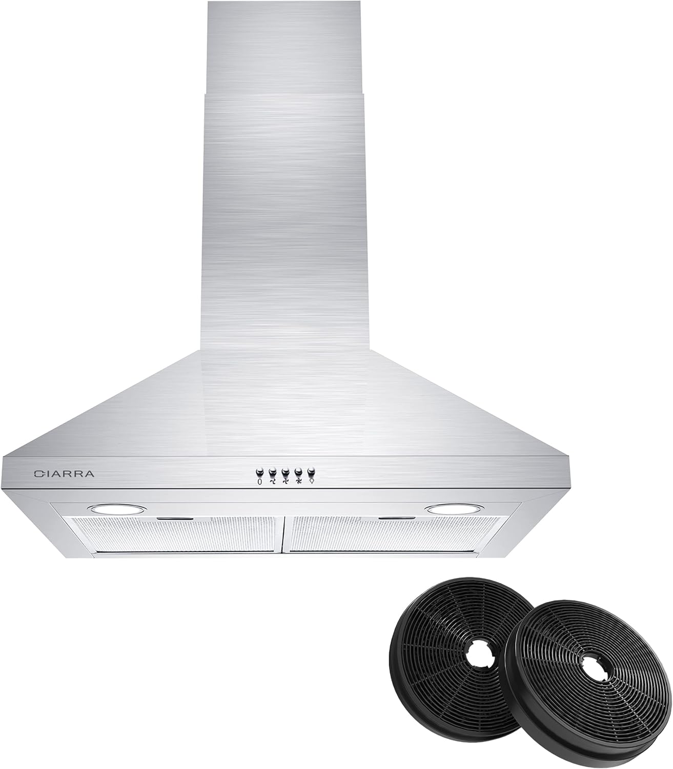 30 inch 450 CFM Stainless Steel Wall Mount Range Hood Vent M923852