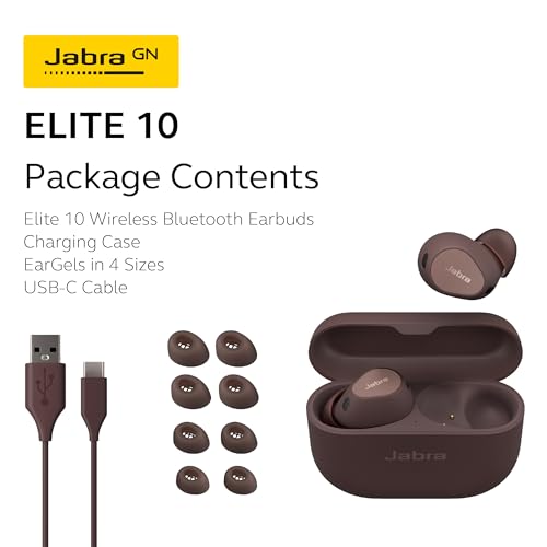 Caramel Wireless Bluetooth Earbuds with Active Noise Cancellation O526