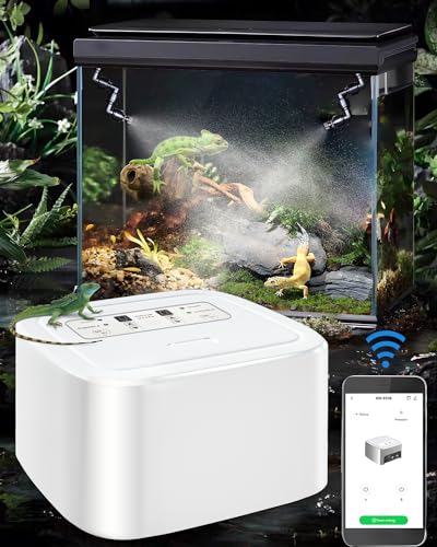 Reptile Misting System with Timer and Fine Water Mist Nozzles H77586