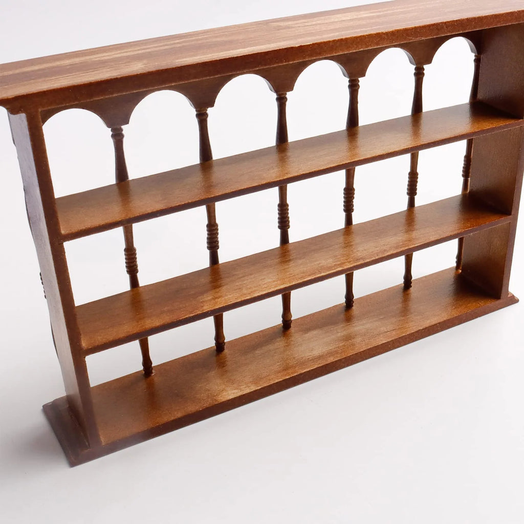 Walnut Color Miniature Wooden Wall Cabinet A2299