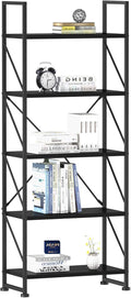 5 Tiers White Bookshelf J22220
