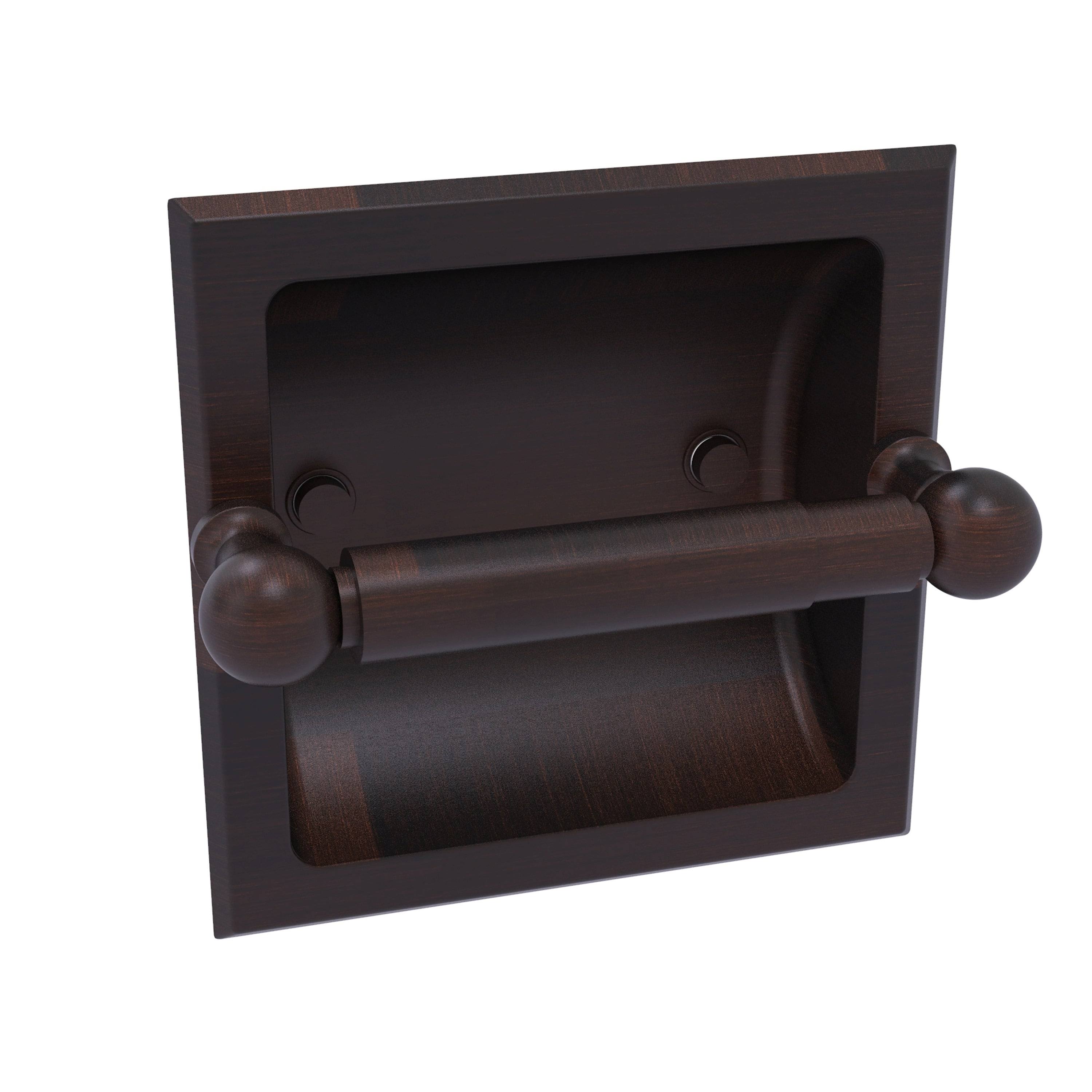 Recessed Toilet Paper Holder Matte Black E68902