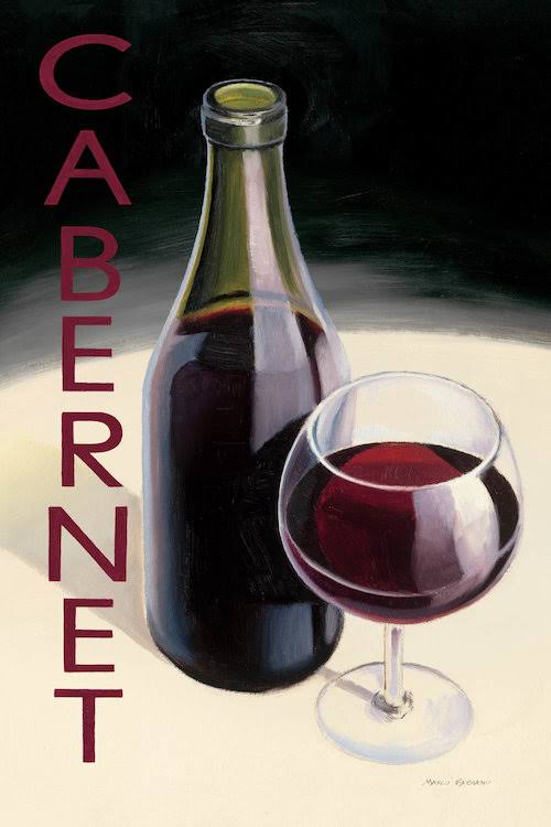 Cabernet Print Canvas Art R741