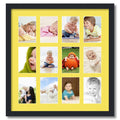 Satin Black Picture Frame with 12 openings for 4x6 Photos C633092