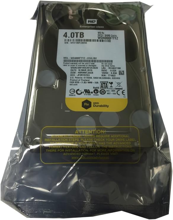 4TB 7200RPM 64MB Cache SATA 6.0Gb/s 3.5 Internal Hard Drive M706873