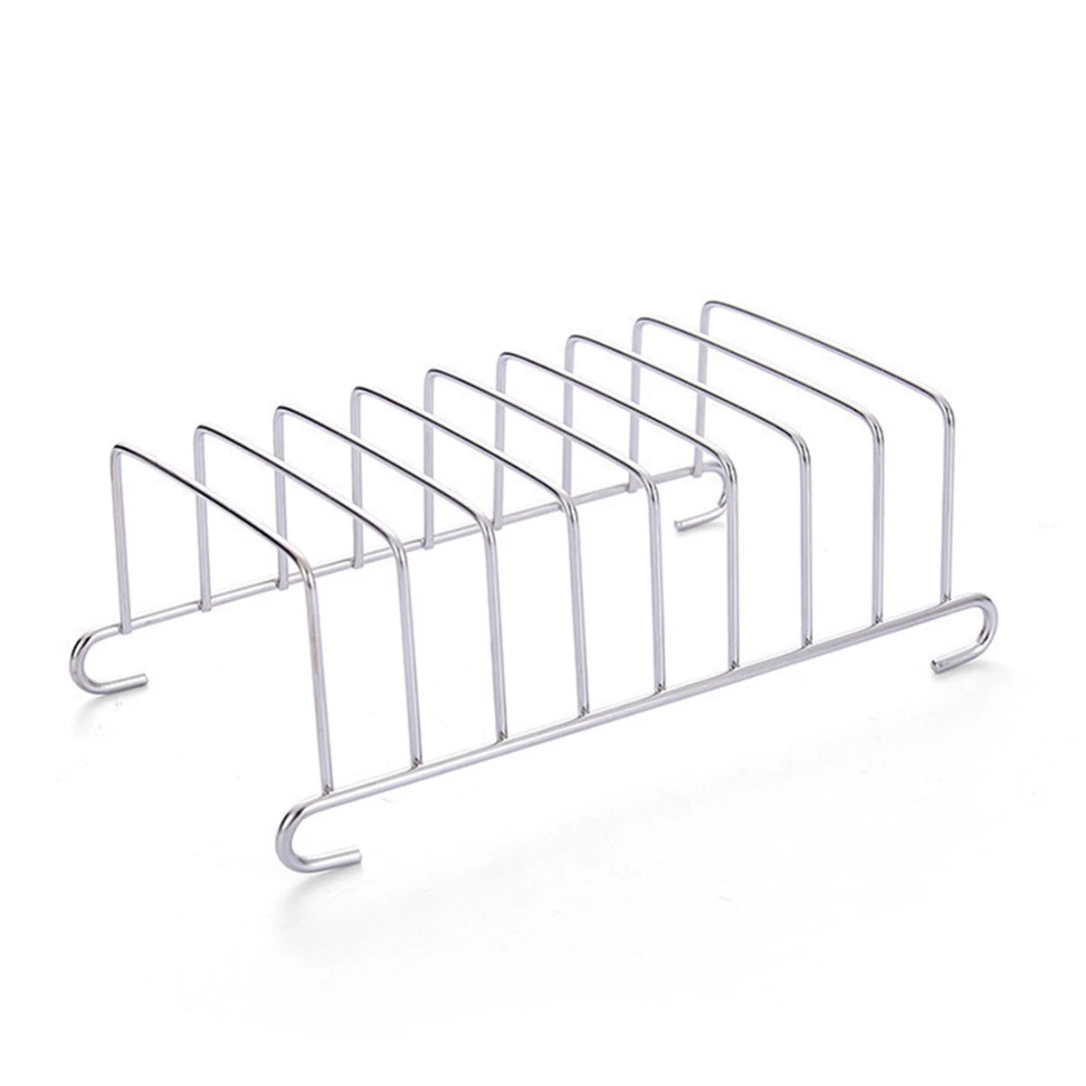 10Pcs Air Fryer Accessory Kit Frying Baking Pan Rack Pizza Tray Metal Holder Bread Bracket Cupcake Mould Set I32345