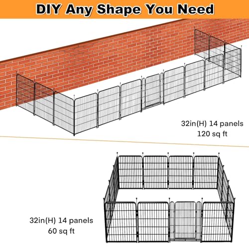 12 Panels No Dig Garden Fence Z9263