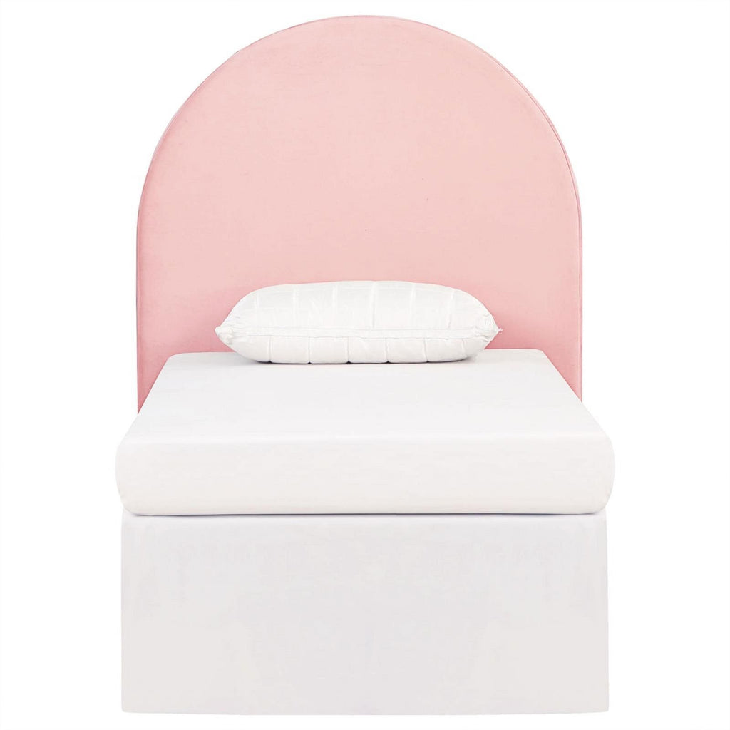 Blush Velvet Twin Headboard N12351