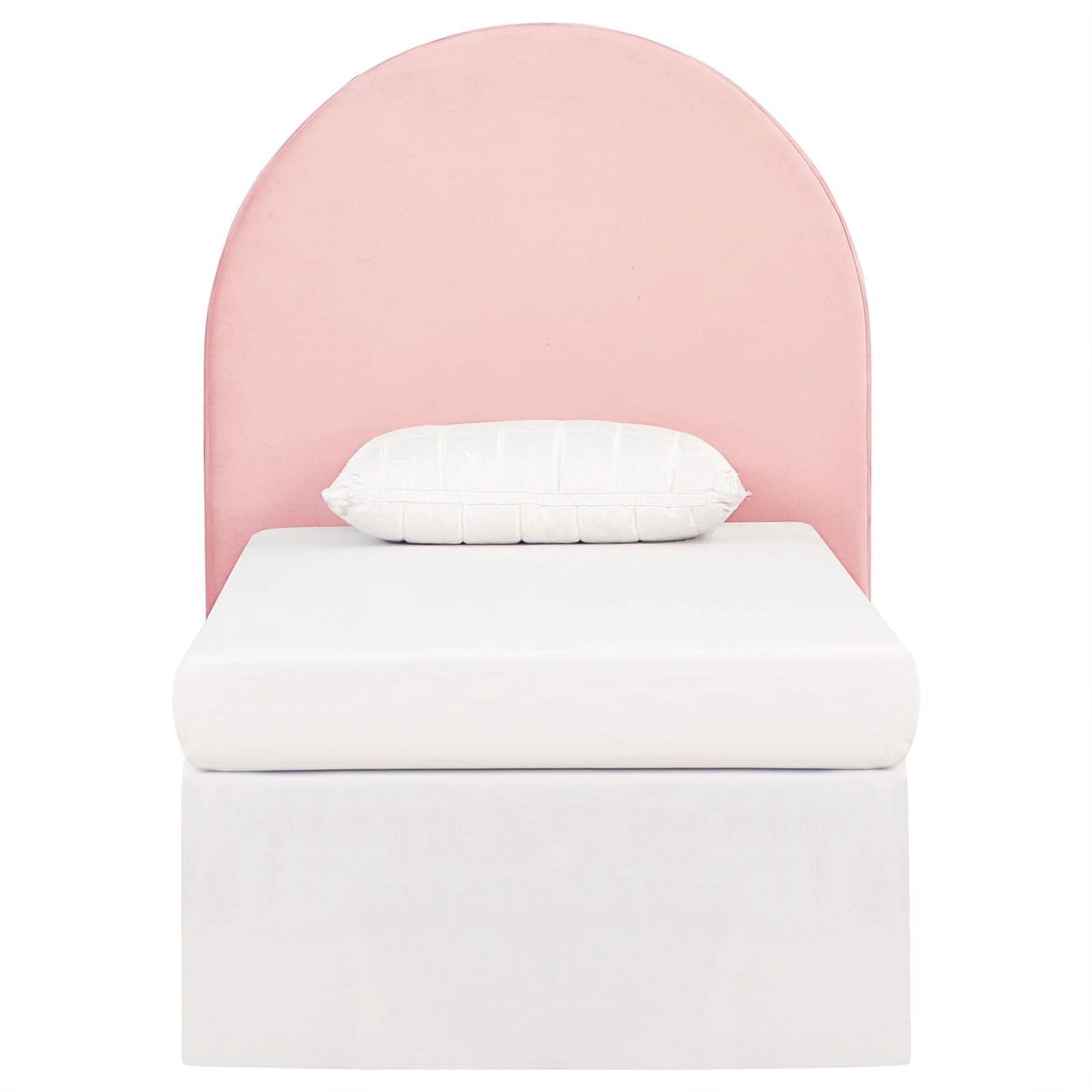 Blush Velvet Twin Headboard N12351