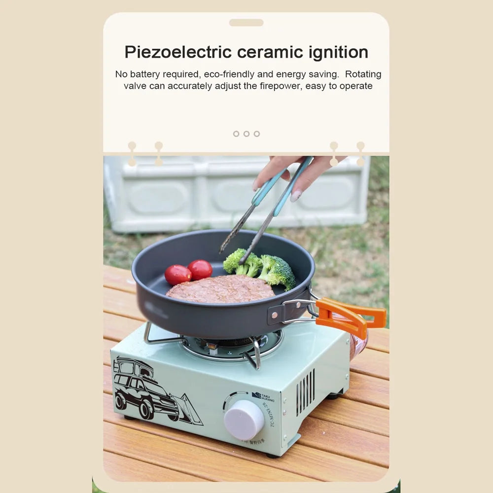 Cassette Portable Gas Butane Stove 2100W with Piezo Ignition K646336
