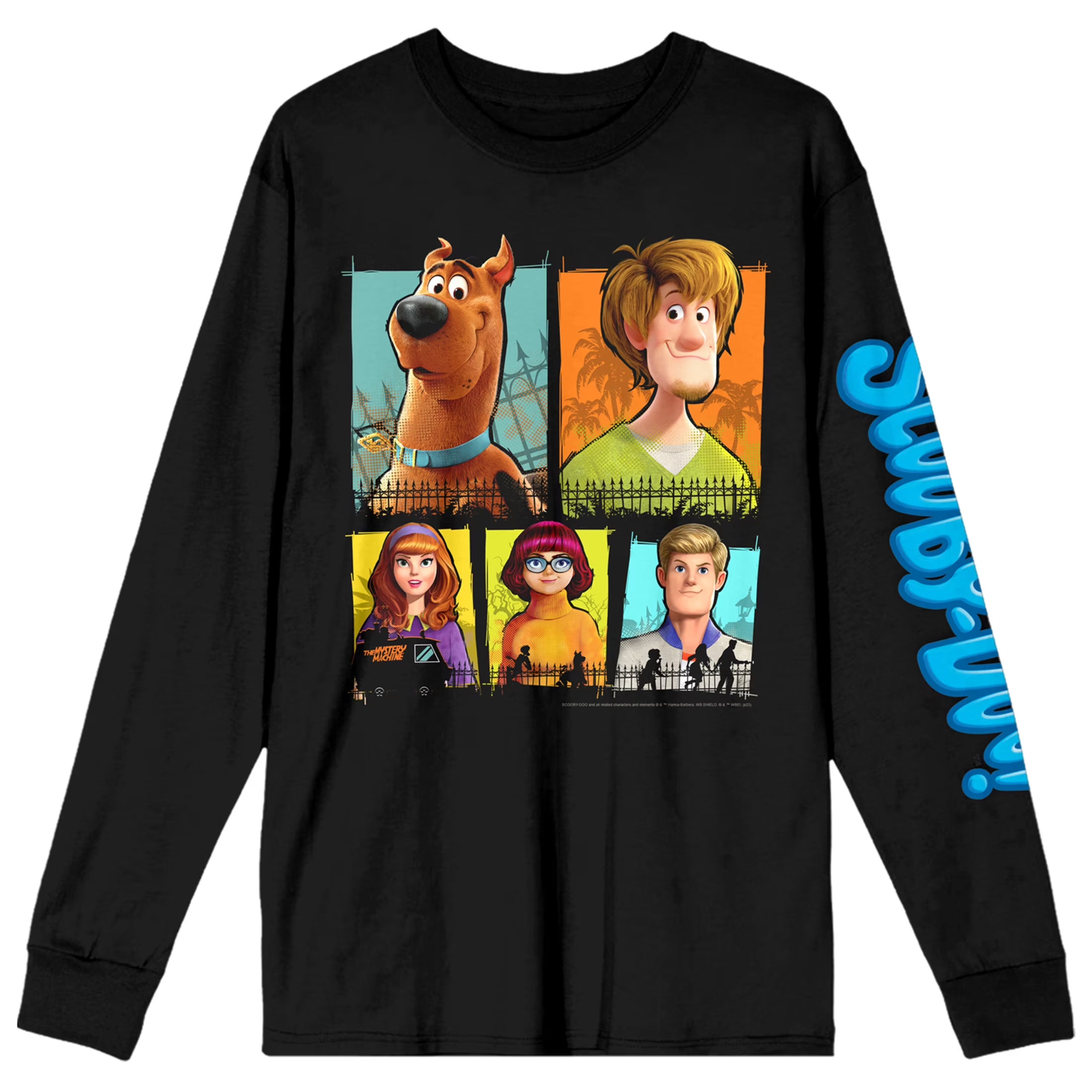 Black Long Sleeve Crew Neck Tee O527