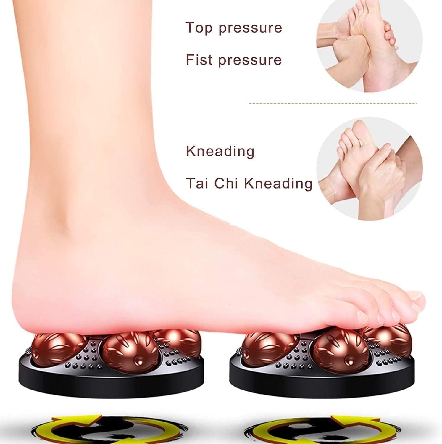 Foot Spa Bath Massager with Heat, Bubble Jets and 6 Electric Long Massage Rollers R998