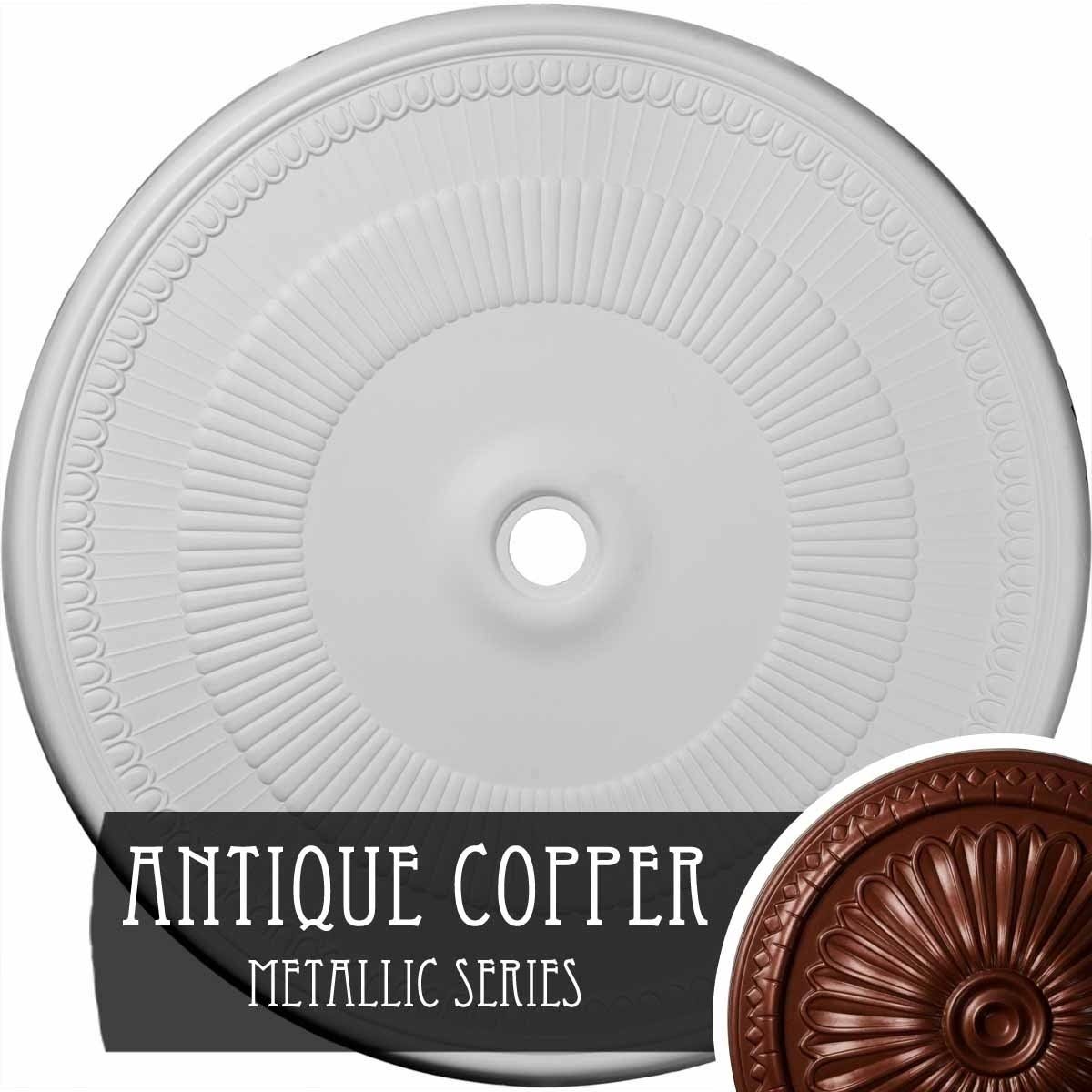 Jet Black Ceiling Medallion X700