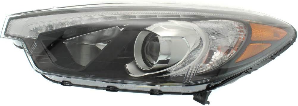 Passenger Side Halogen Headlight for Kia Forte Sedan P392197