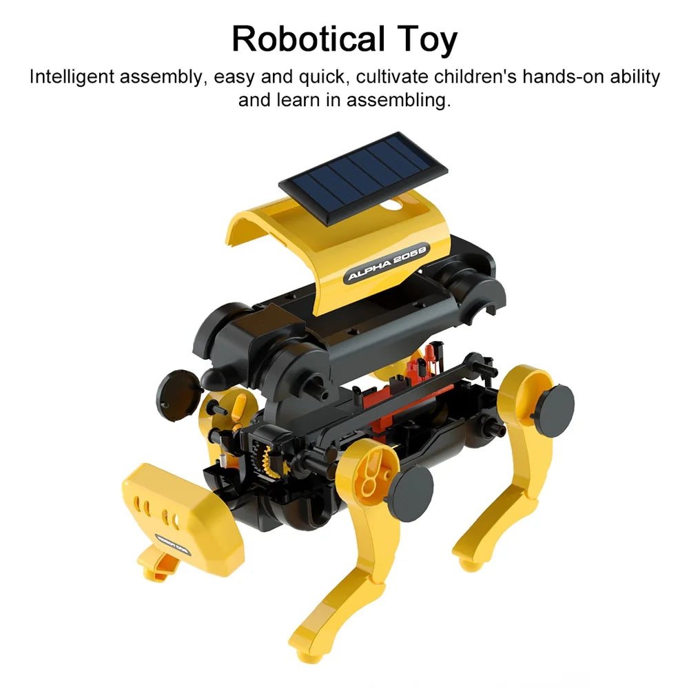 Robot Dog Cattle Solar Powered Assembly Kit B5708
