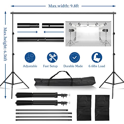 2x3m Adjustable Backdrop Stand with Carry Bag P24538