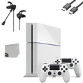 PlayStation 4 500GB Matte White Gaming Console with 2 Controller O750133