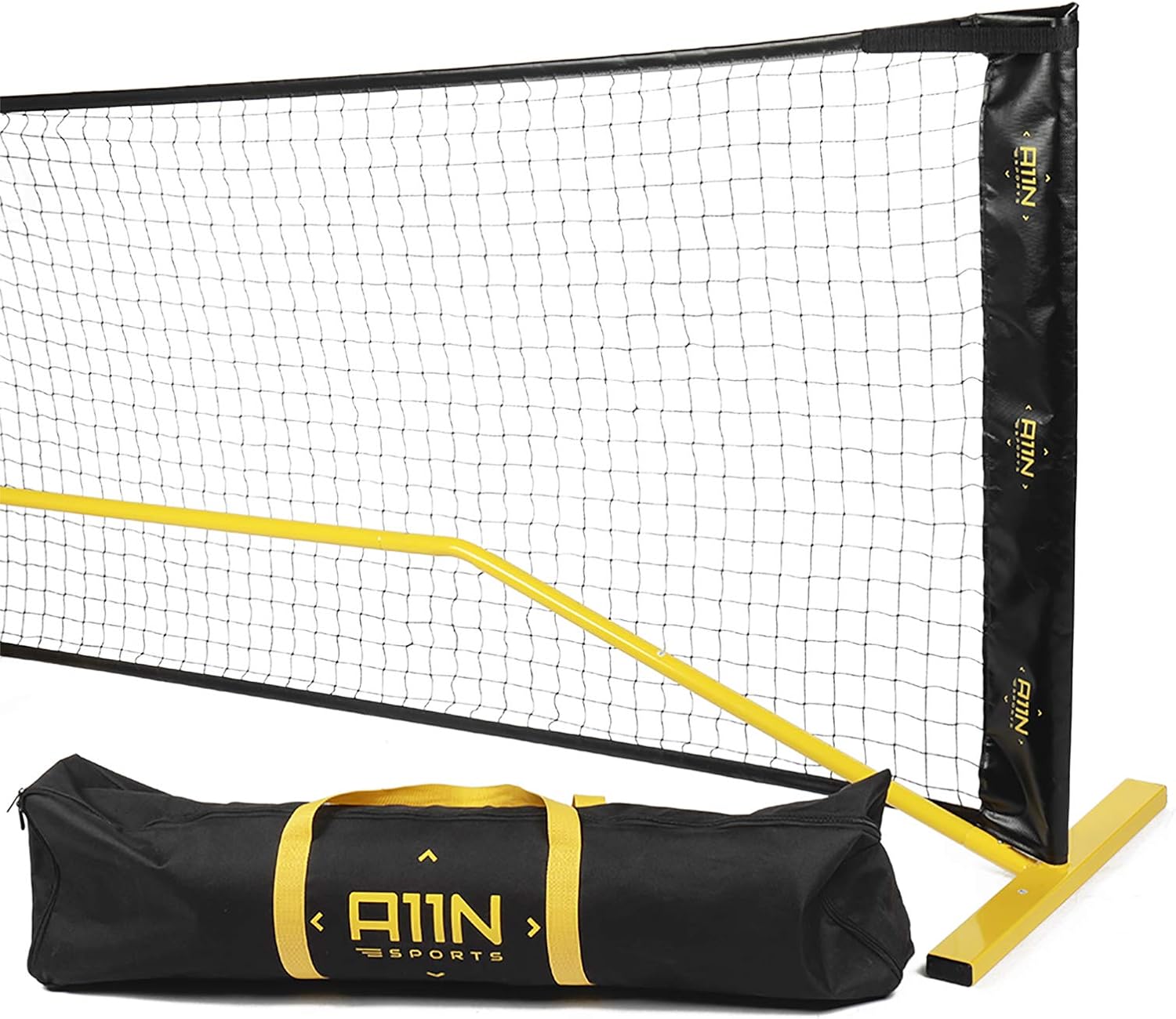 Portable Pickleball Net System with Metal Frame and PE Net E219
