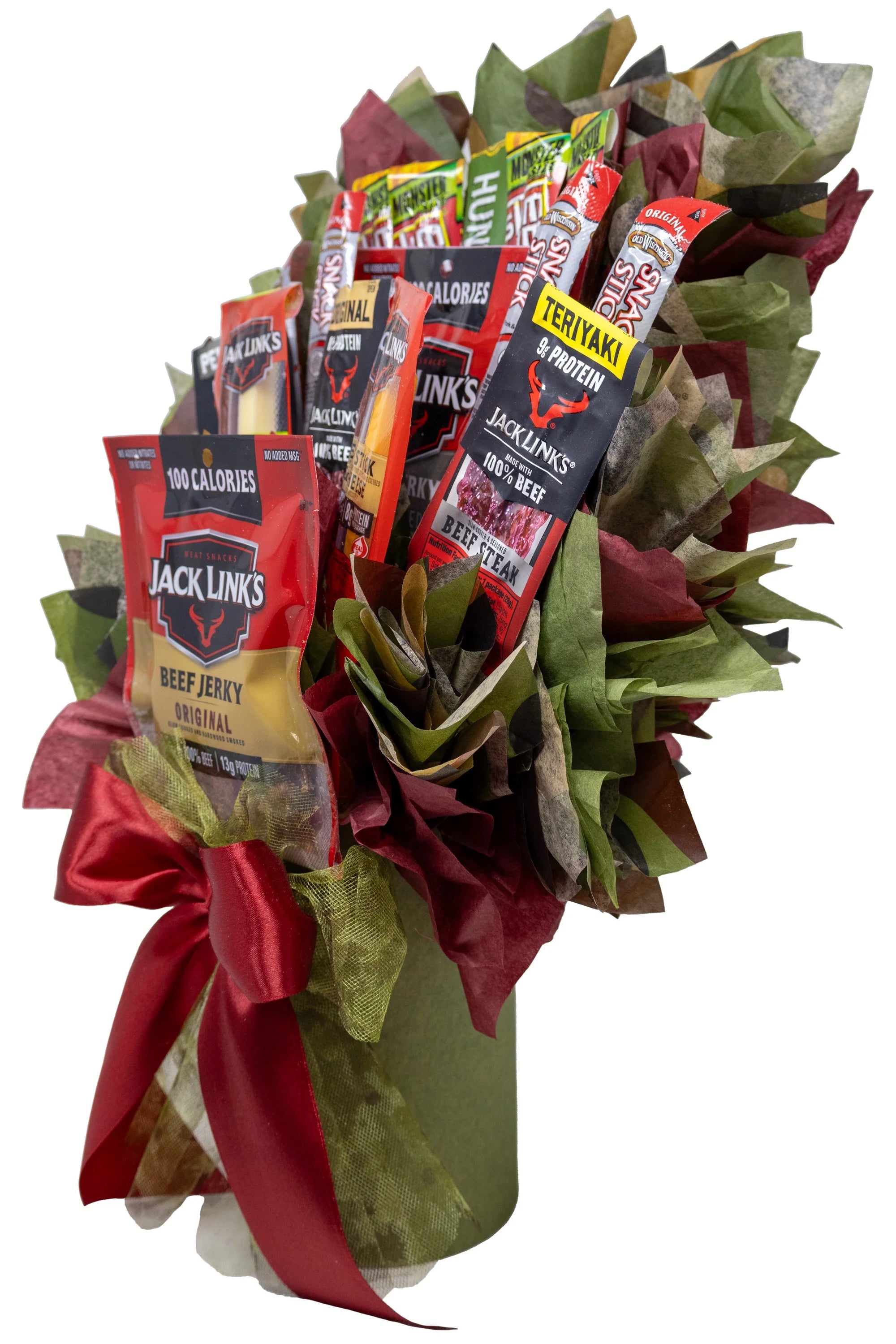 Beef Jerky Bouquet with Variety of Meat Snacks Q987596