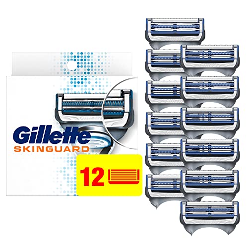 12 Blade Refills Men's Razor Blade Refill for Sensitive Skin Q603