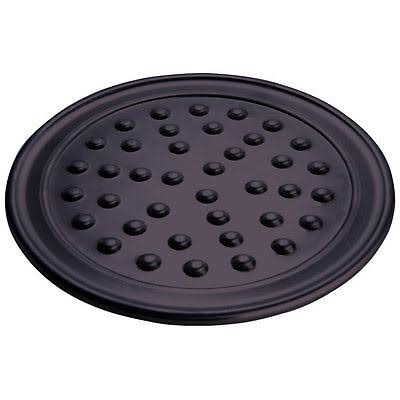 11" Hard Coat Anodized Aluminum Pizza Pan with Nibs O286