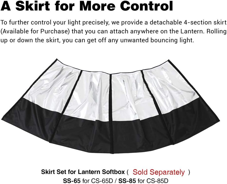 Lantern Softbox Soft Light Modifier for Bowens Mount Light U455