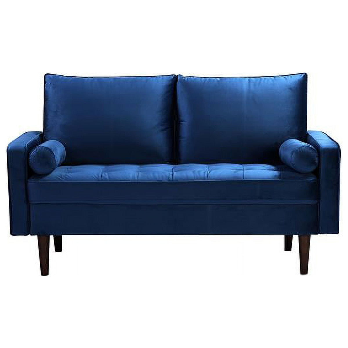 Blue Velvet 2 Piece Loveseat Set Q1398