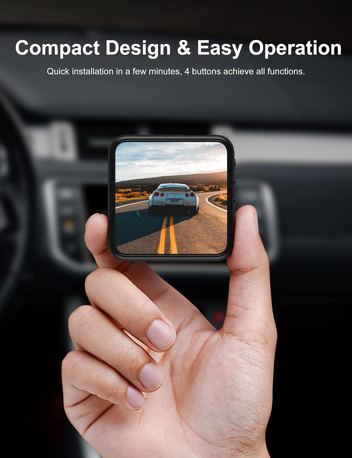 Dash Cam Front and Rear 1080P Full HD Dual Lens Dashcam 170° Wide Angle Pack of 2 G93764