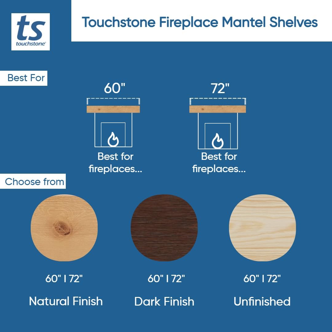 60 Inch Smart Electric Fireplace and 72 Inch Espresso Wood Mantel K207416
