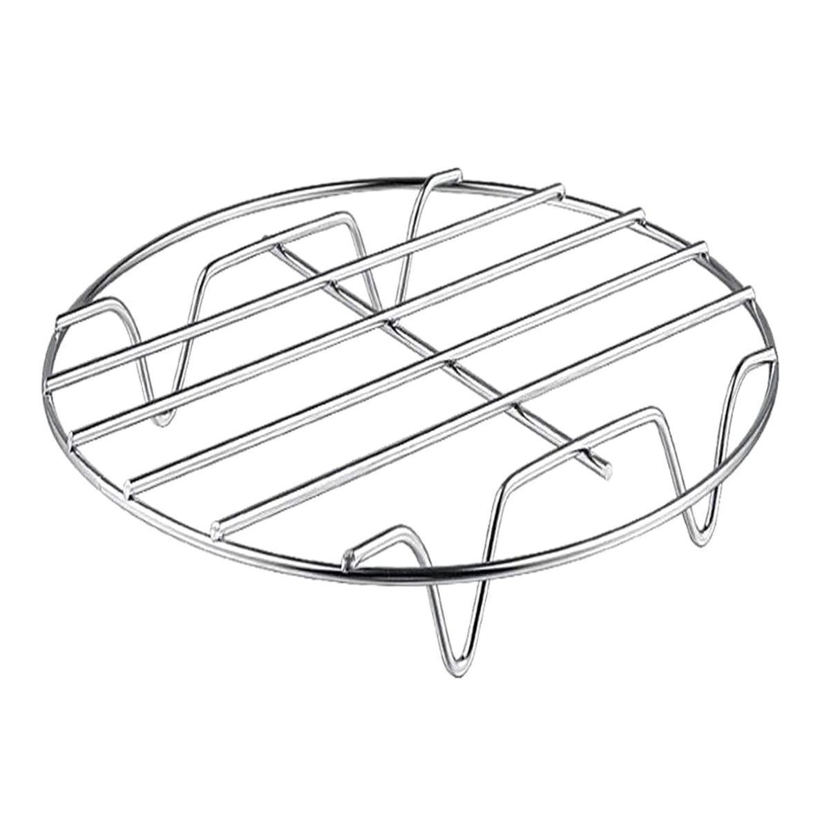 10Pcs Air Fryer Accessory Kit Frying Baking Pan Rack Pizza Tray Metal Holder Bread Bracket Cupcake Mould Set I32345