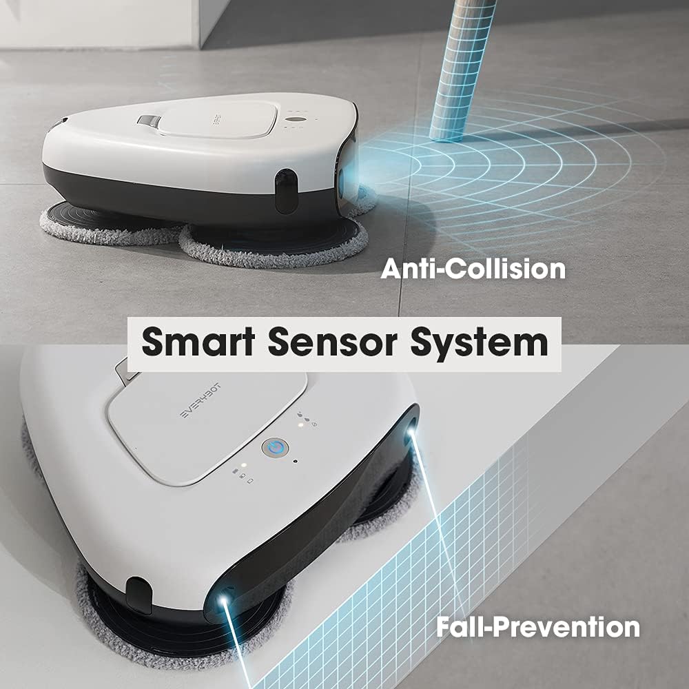 Robot Mop with Triple Spinning Mop Discs N8418