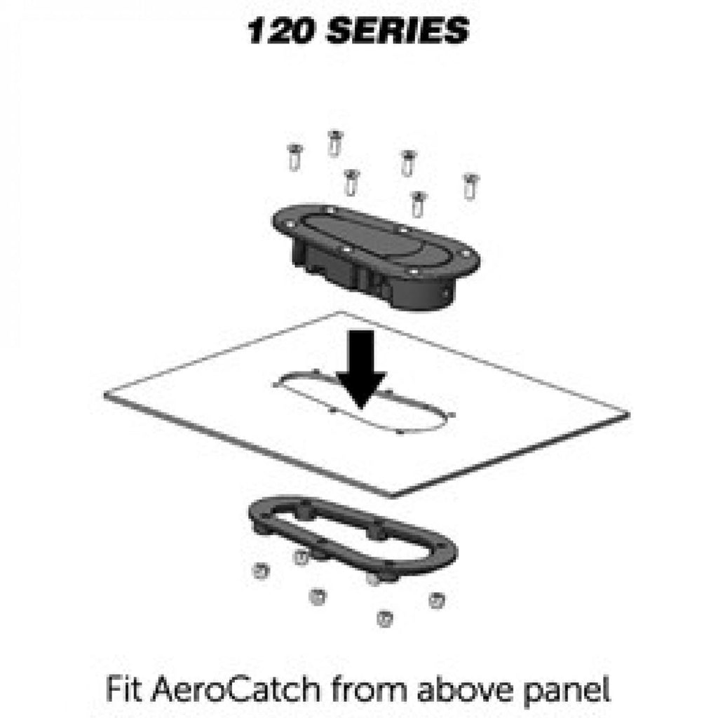 Hood Pins Locking Carbon Look O335106
