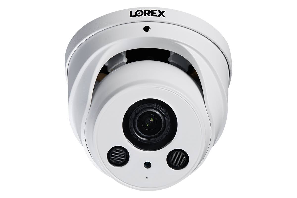 4K Motorized Zoom Lens IP Audio Dome Security Camera White 4-Pack Y331208