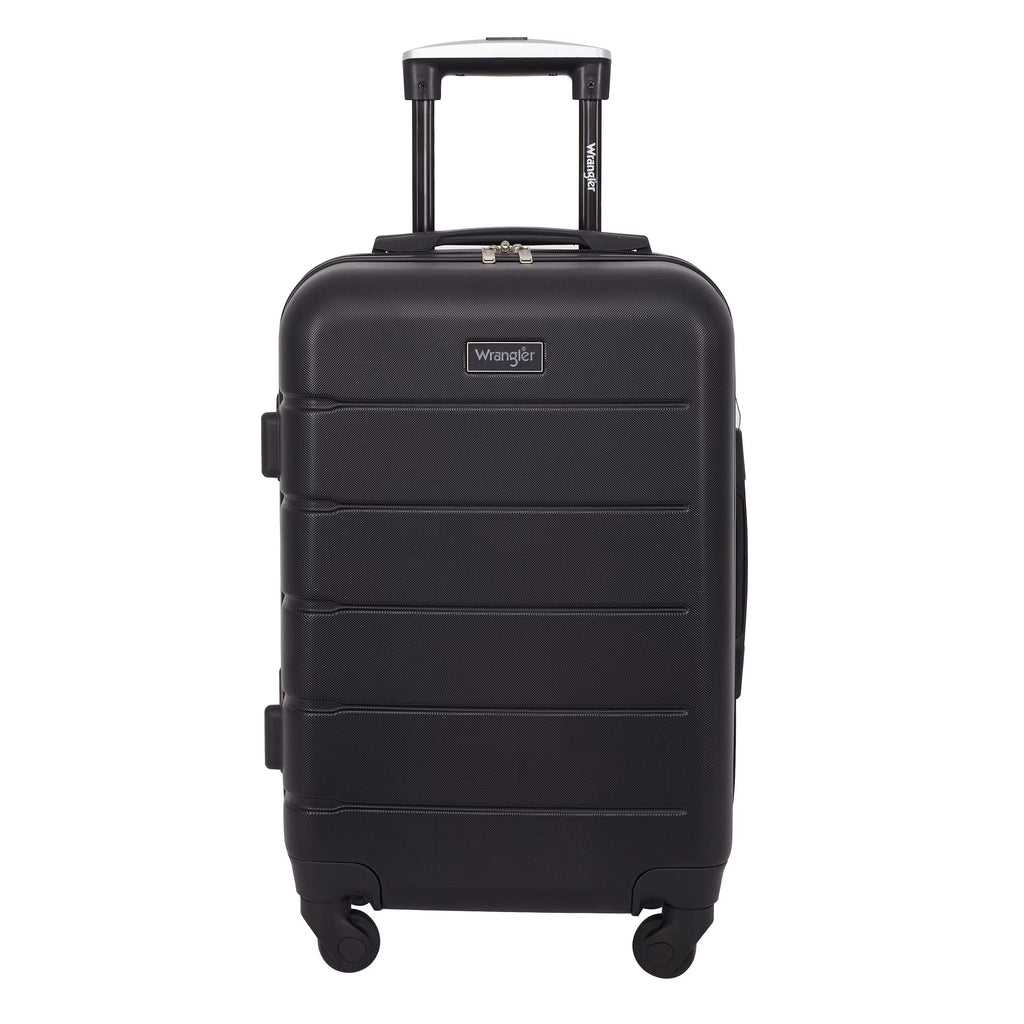 Black 20" Hard-Side Rolling Carry-on Luggage M289