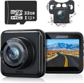 Dash Cam Front and Rear 1080P Full HD Dual Lens Dashcam 170° Wide Angle Pack of 2 G93764