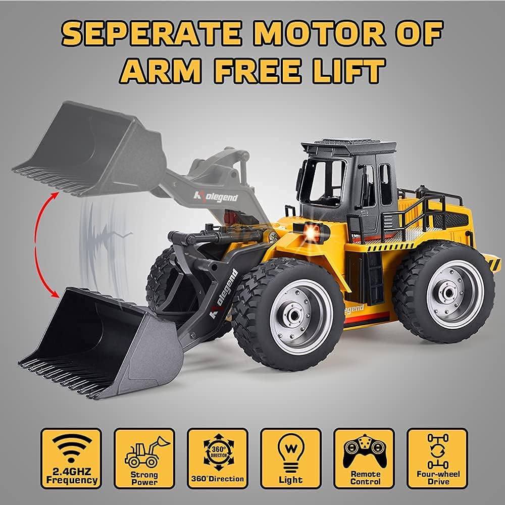1/18 Scale RC Metal Front Loader 4WD Construction Vehicle N468