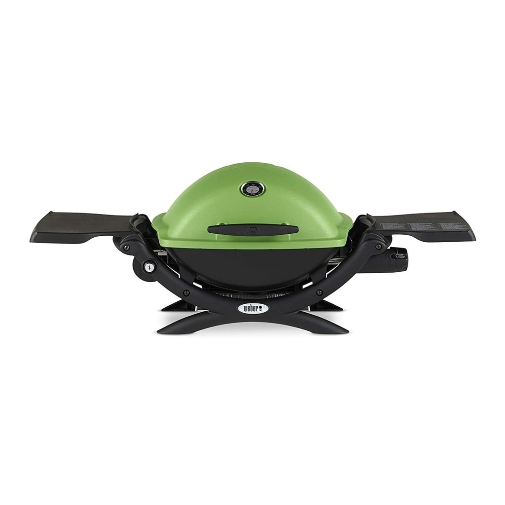 Green Liquid Propane Grill with Adapter Hose and Grill Cover B7154