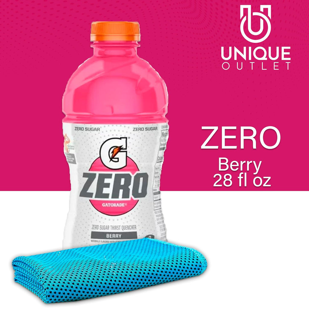 9-Pack Berry Electrolyte Enhanced Sports Drink 28 fl oz Plastic Bottle F37968