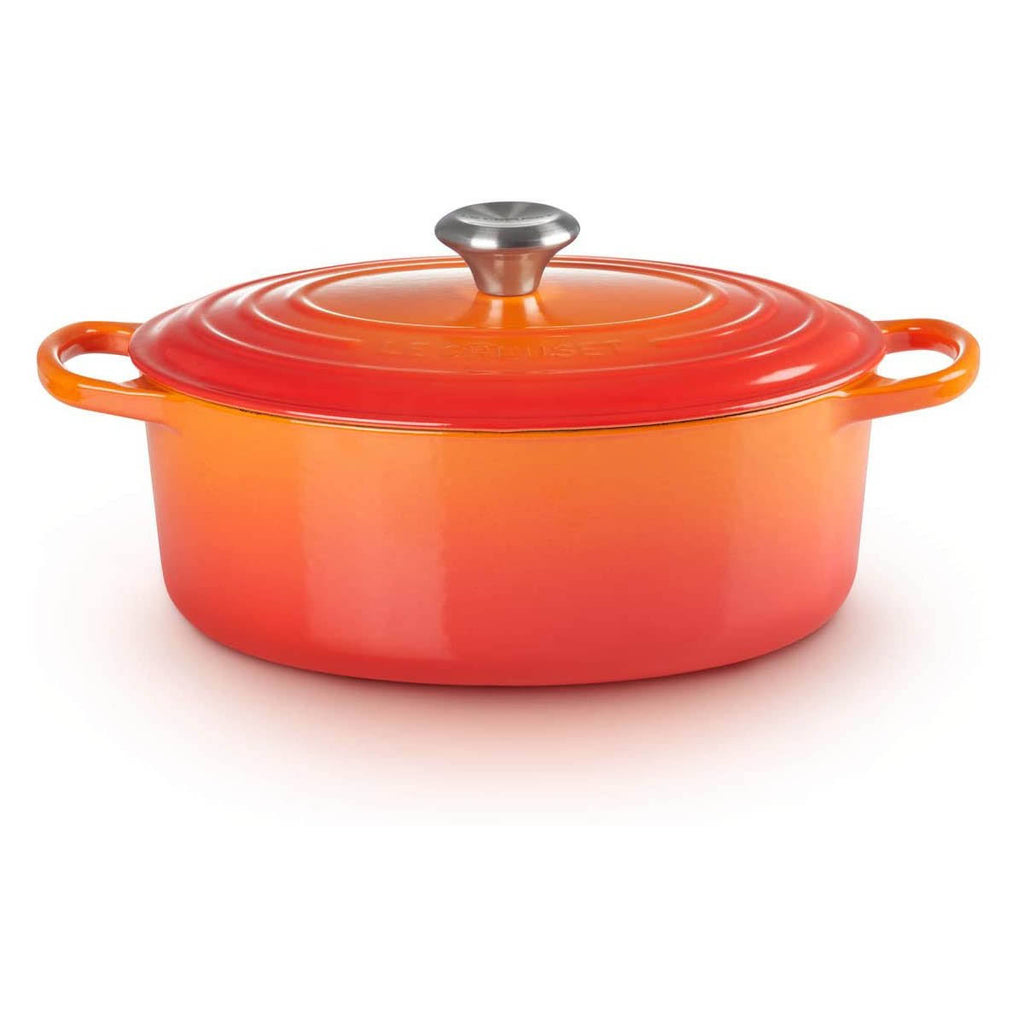 6.75-Quart Cast Iron Oval Dutch Oven Y238