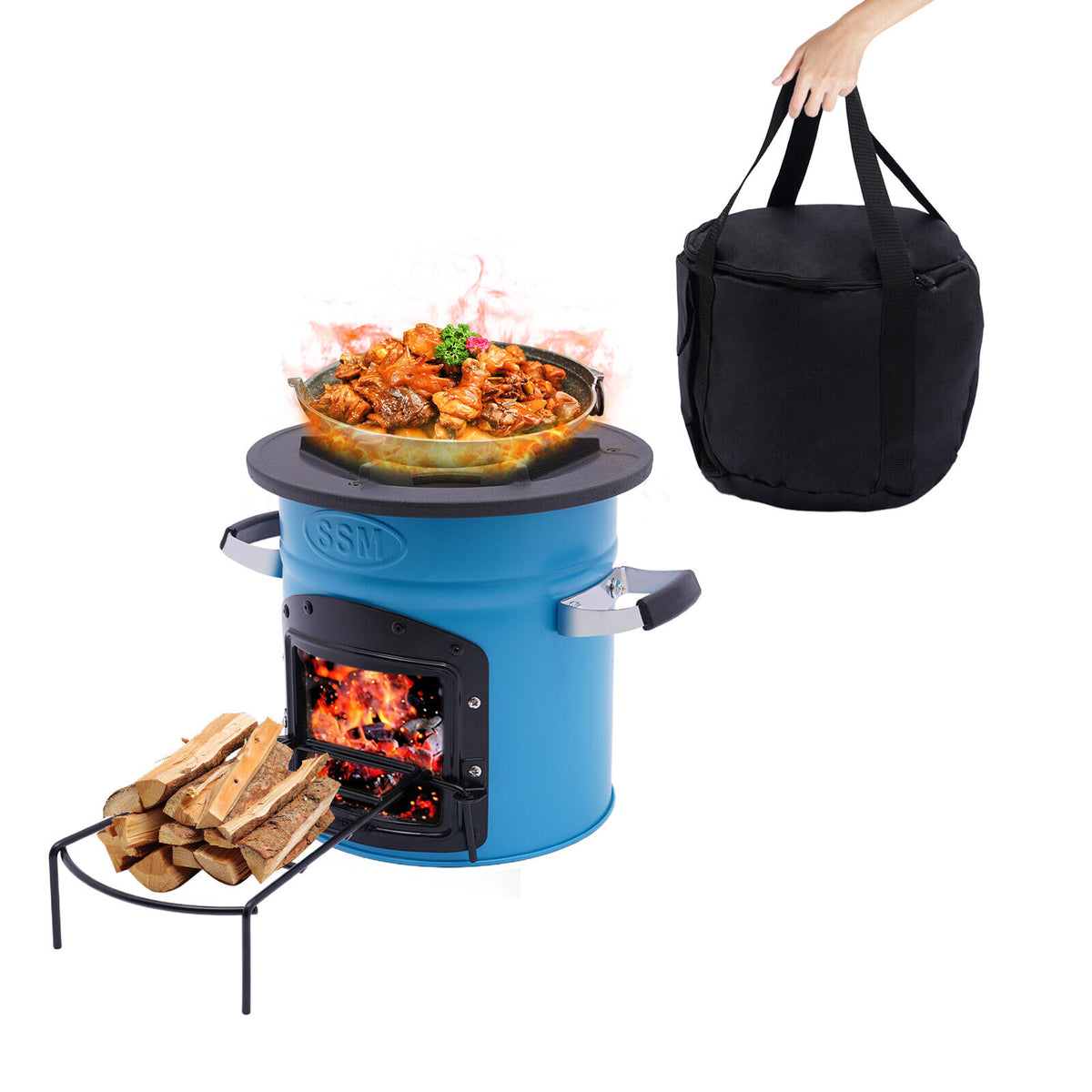 Outdoor Portable Camping Rocket Stove U6682