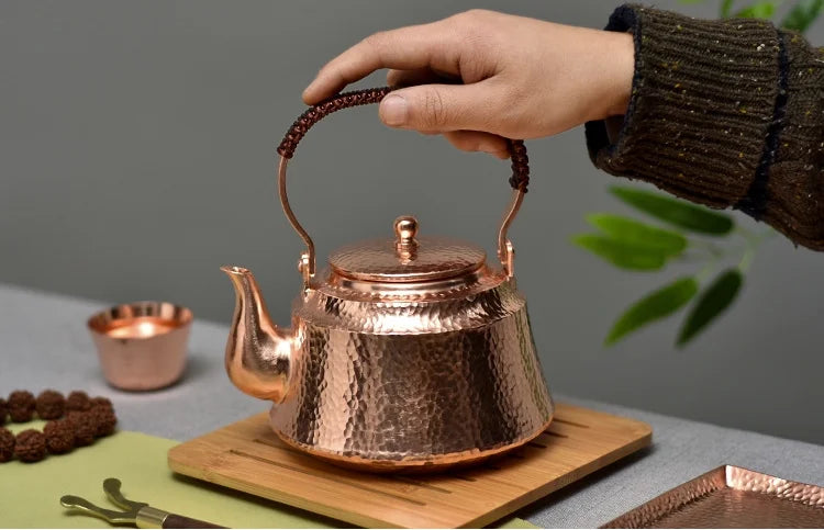1 Liter Pure Copper Kettle Teapot J107865