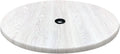 36" Diameter White Ash Table Top with Umbrella Hole N5314