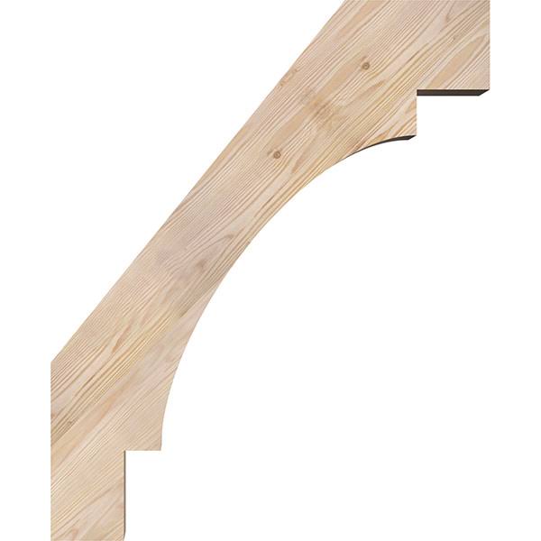 5 1/2x22W x 26x22D x 32x22H Douglas Fir Smooth Brace Q4742