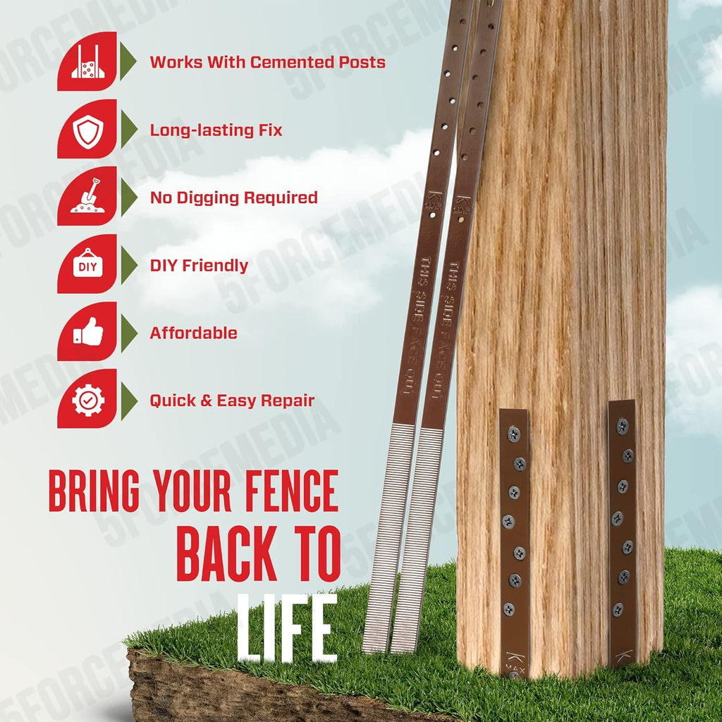 Pack of 2 Wood Post Repair O878