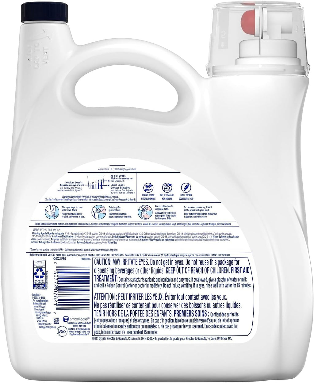 Liquid Laundry Detergent, 107 loads 154 fl oz J84833