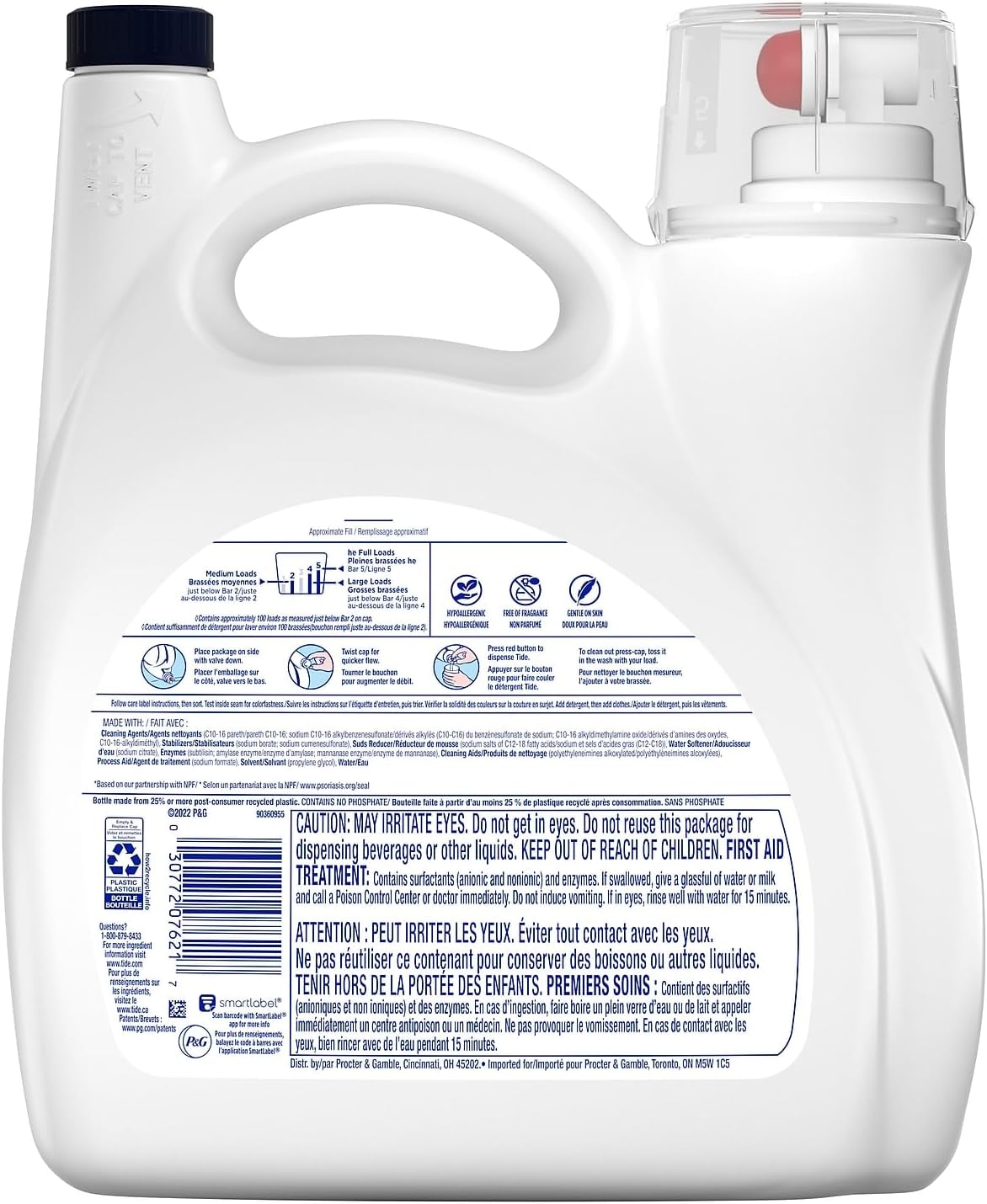 Liquid Laundry Detergent, 107 loads 154 fl oz J84833